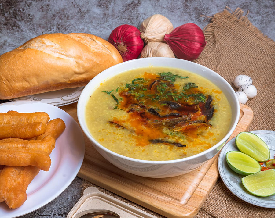 Cháo lươn cho bé bị ho