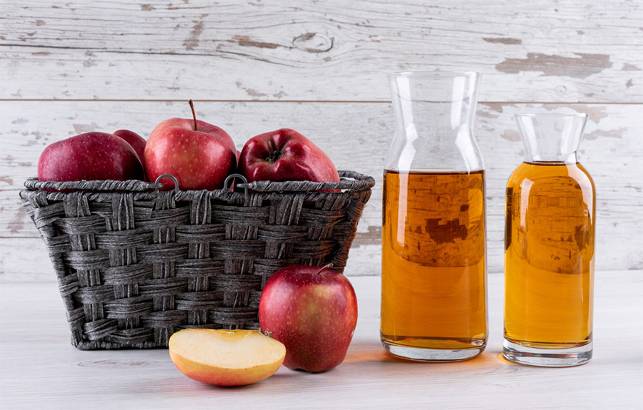 trị ho bằng Súc họng bằng giấm táo